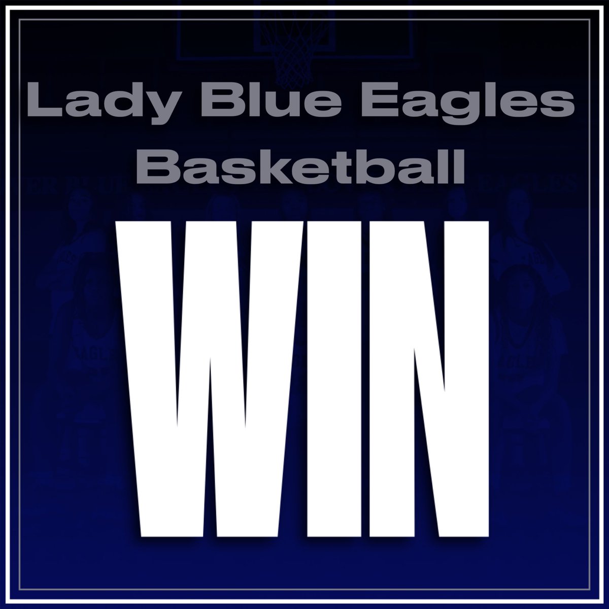 Picked up the win against Union County. Back in action at 7:30 tomorrow at Spartanburg High School. Come out and support your Lady Blue Eagles #selfless #sacrifice