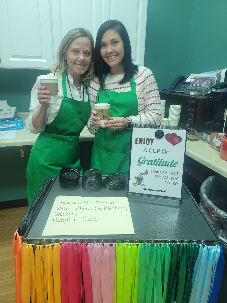 REACHCenterWSD's tweet photo. Thanks a Latte for all that you do, REACH Staff! We appreciate you! 🩵💛 https://t.co/XMkk0BCKai