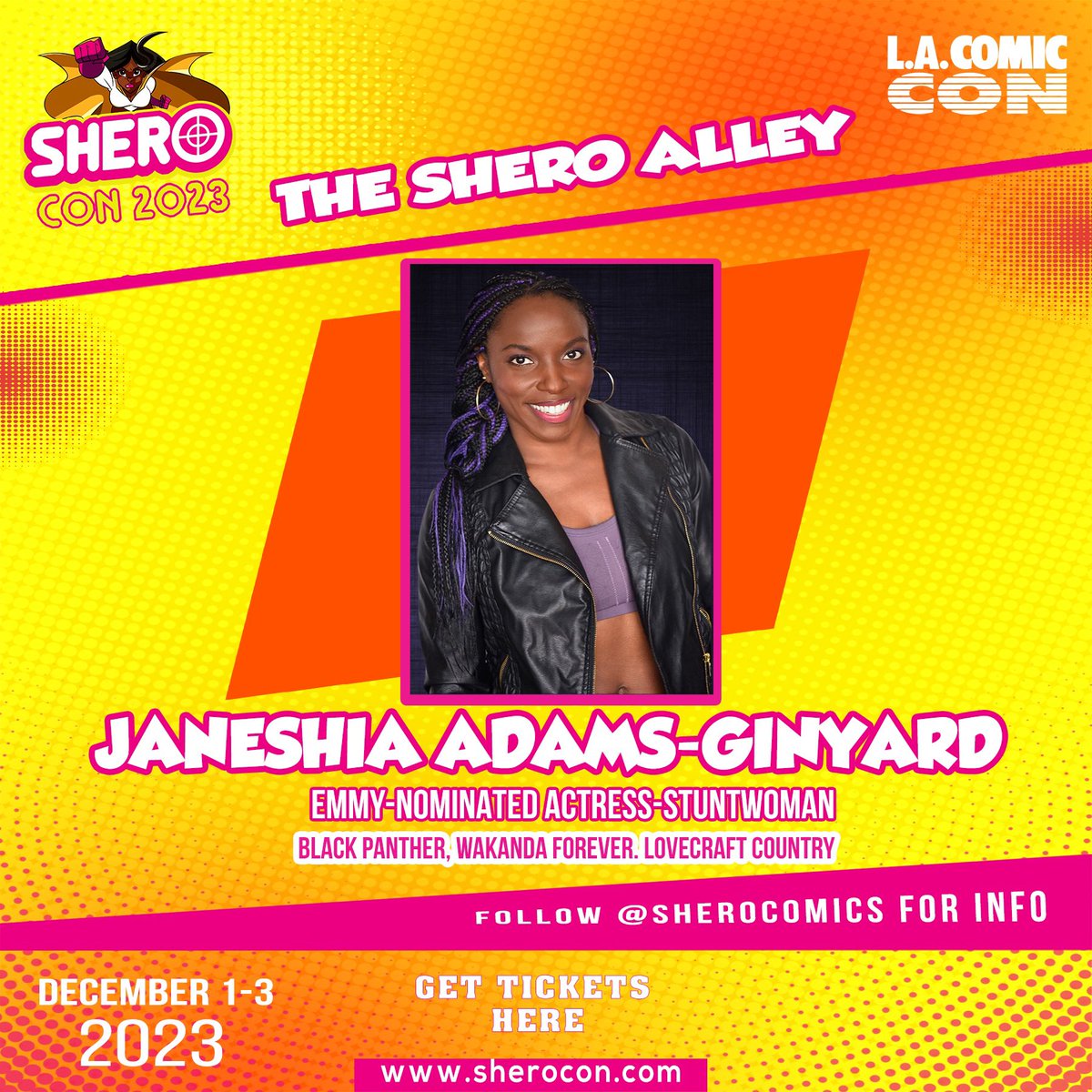 HollywoodLadyj's tweet photo. Super excited to be a part of @comicconla in THE SHERO ALLEY ππΎπ₯π¦Έπ½ββοΈπ
πΎββοΈ
This will be my FIRST official signing as the voice of female Cartman from #SouthPark #JoiningThePanderverse
#ComicCon #LAComicCon #Janeshia #EmmyNominated #actor #voiceactor #stuntwoman #voiceover #Nomble https://t.co/r78CoAtB2J