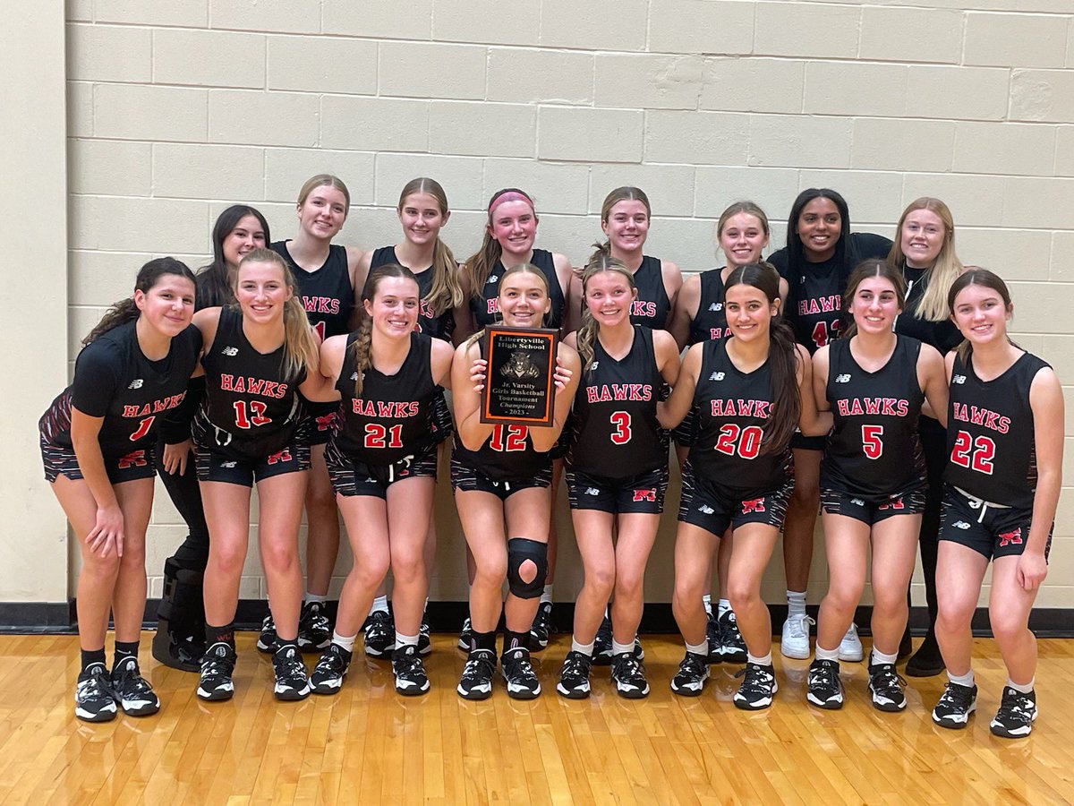Congratulations to our JV team who have started the season off 3-0 while winning the Libertyville Thanksgiving Tournament!  Yeah Hawks!  <a href="/KendeighSarah/">Sarah Kendeigh</a> <a href="/MaineSouthAth/">Maine South Athletics</a>