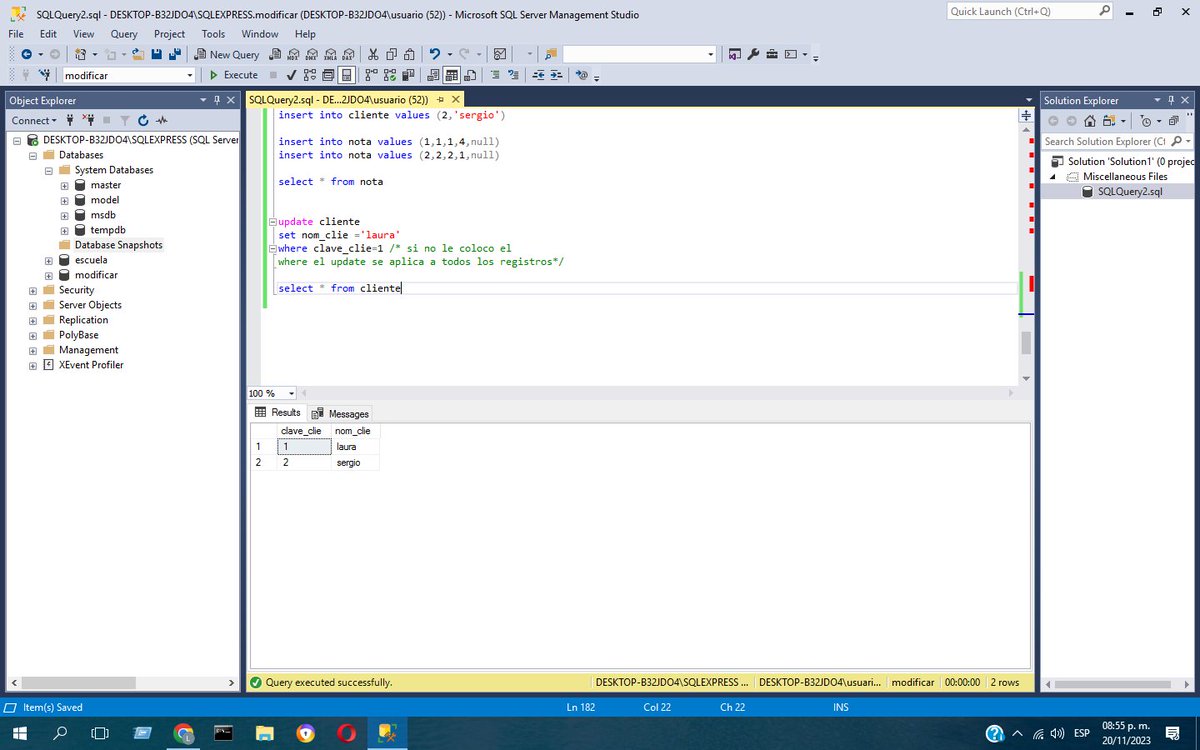 L1smarcarolina2's tweet image. #update #sqlserver2019