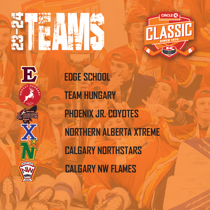 CircleKClassic's tweet photo. Welcome to the 23-24 Circle K Classic teams! https://t.co/6jEDL7JDsL