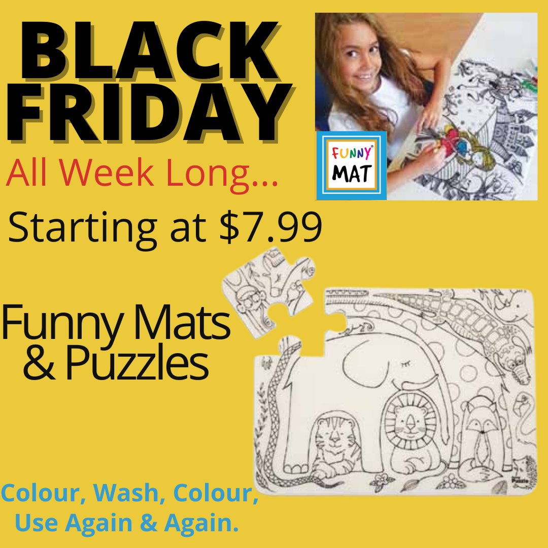 PrairieOP's tweet photo. It's the start of our Black Friday specials... #funnymats and puzzles make great gift ideas. https://t.co/MDxru88CDn

#blackfriday #christmasgifts https://t.co/BJTC2jRPsV