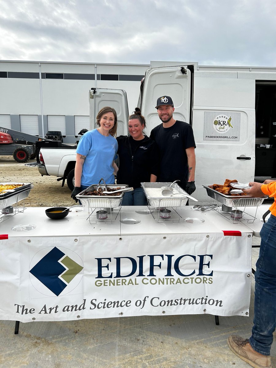 EdificeConst's tweet photo. We are so grateful for the incredible team behind the Dorchester Commerce Center project! 🏗️ We hosted well-deserved lunch on the job site to thank our dedicated subcontractors for their expertise and commitment. https://t.co/xoHhl3S5dm