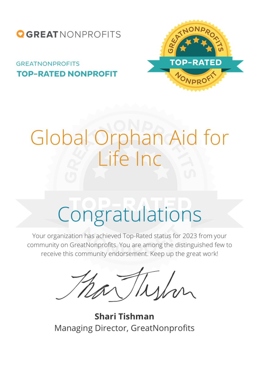 Support_GOAL's tweet photo. As we observe Giving Tuesday, let's extend our support to orphaned children. Remember, your company is committed to matching your generous contributions. To contribute, please visit: https://t.co/FR4VFAx0Ja https://t.co/9G8NBe56Ob