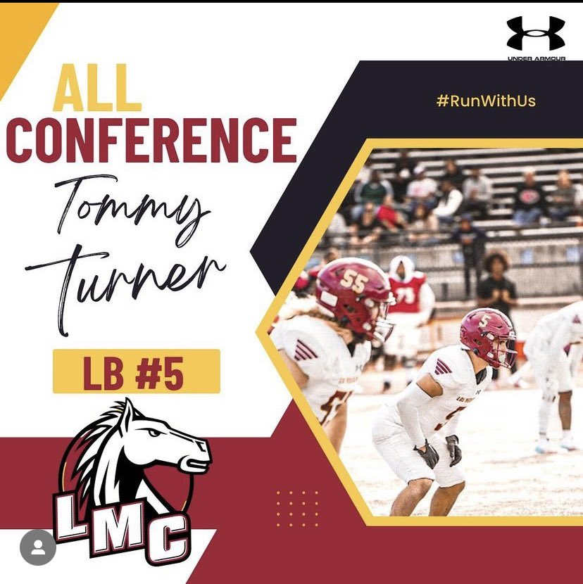 Tommy Turner (@tommy_turner5) on Twitter photo Blessed to be named PAC- 7 ALL CONFERENCE back to back yearsβΌοΈ
<a href="/LMCmustangs/">LMC Football</a> <a href="/CoachKo_LMC/">Korey Alexander</a> @safetys_lmc <a href="/ShipeLMC/">Chris Shipe</a> Blessed to be named PAC- 7 ALL CONFERENCE back to back yearsβΌοΈ
<a href="/LMCmustangs/">LMC Football</a> <a href="/CoachKo_LMC/">Korey Alexander</a> @safetys_lmc <a href="/ShipeLMC/">Chris Shipe</a>