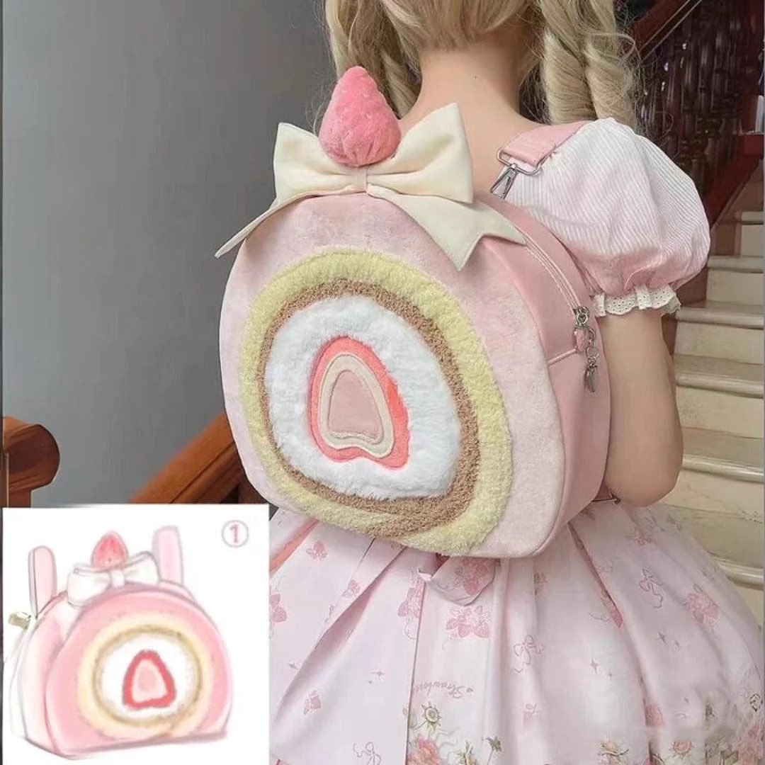 userjocelyn's tweet photo. the cutest backpack omg 🍓🍰 ♡⸝⸝ https://t.co/VNNn5MNMKc