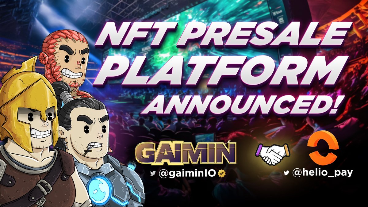 Gaimin and @helio_pay bump fists to get this presale underway! Launching over the weekend we’ve achieved over 17% presold so far through select communities. Discord tickets and X messages have been flying in! Things are starting to heat up. Solana is on fire! 🔥 👊⚔️