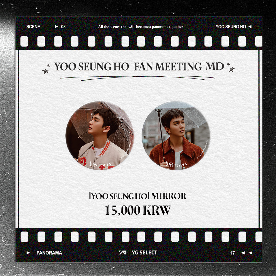ygselect's tweet photo. #YOOSEUNGHO FANMEETING MERCH

#SCENE OF #YOOTOPIA🎞️
WHAT WE WANT TO SEE

SHOP MERCH
🔗#YGSELECT(KR): https://t.co/SOy7eXkBM4
🔗YG SELECT(EN): https://t.co/UCHL4aFznC
🔗YG SELECT(JP): https://t.co/bkEYNMQnod
🔗YG SELECT(CN): https://t.co/paC1vNarkd

#유승호 #FANMEETINGMERCH https://t.co/gbU5CMChjv