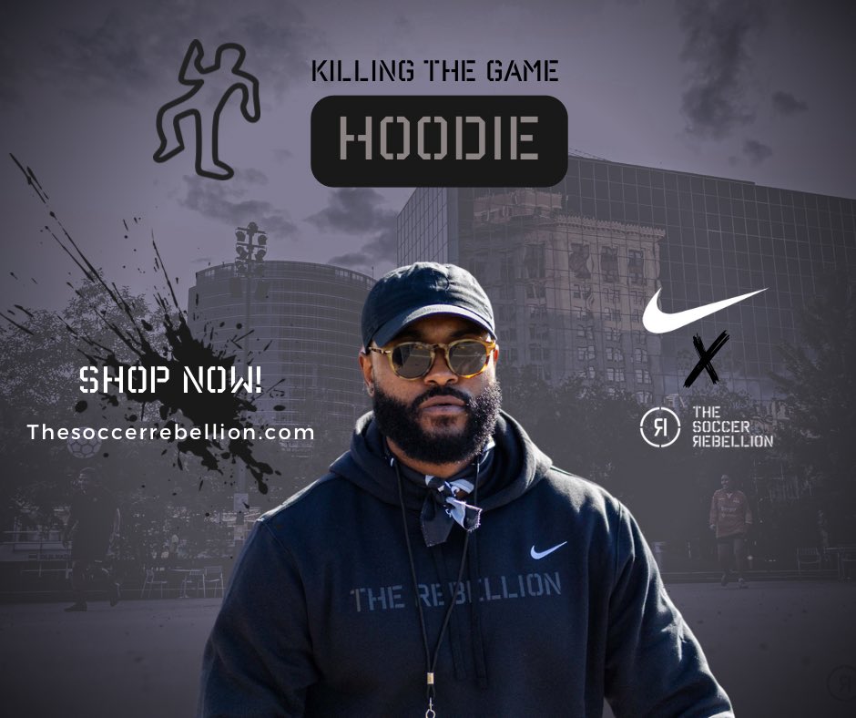 Soccer Street Wear. 
Rep the culture
Killing the game collection out now! Exclusively on thesoccerrebellion.com
#soccer #streetsoccer #streetwear #soccerculture #nikesoccer <a href="/tyler_adams14/">Tyler Adams</a> <a href="/TimWeah/">Timothy Weah</a> <a href="/WMckennie/">Weston McKennie</a> <a href="/Ricardo_Pepi9/">Ricardo Pepi</a>