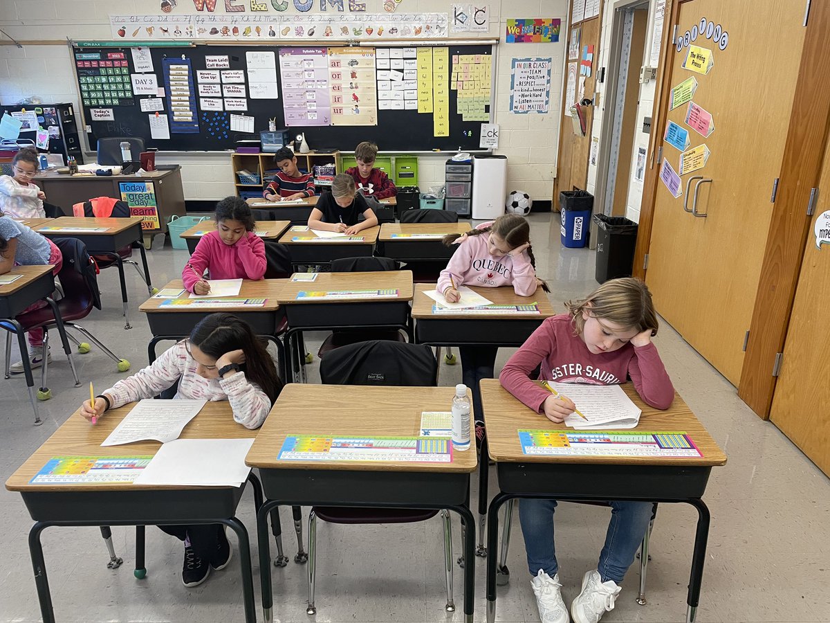 Celebrating our young authors today with our writing celebration and awards. Great job on your personal narratives! <a href="/WeAreMPSD/">MPSD</a>