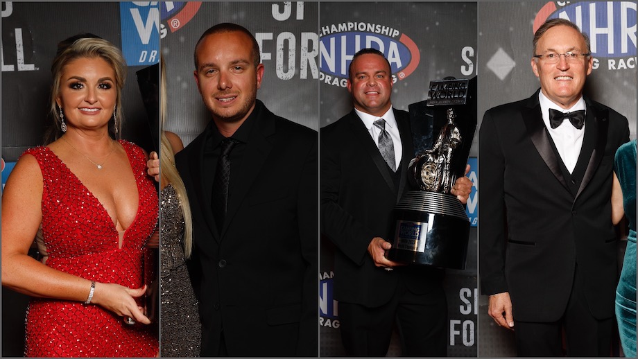 After an incredible 2023 @CampingWorld @NHRA Drag Racing Series season, the #NHRA held an evening celebration to honor Erica Enders, Gaige Herrera, @MattHagan_FC , and @Air_Doug Kalitta at @PechangaCasino nhra.com/news/2023/see-…