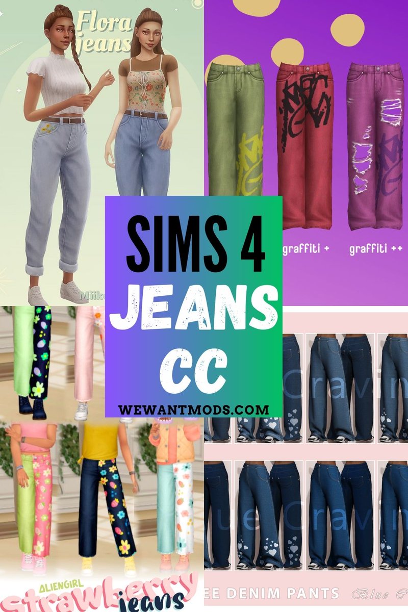 _wewantmods's tweet photo. Custom Content Jeans for your sims' different needs!

Featured Below &amp; DL ⬇️
https://t.co/KEPQAGg7zQ

#Sims4  #TheSims4 #Sims4Cc #TS4 #ts4cc #sims4ccfinds #ts4ccfinds #wewantmods https://t.co/5bwS7DlMaV