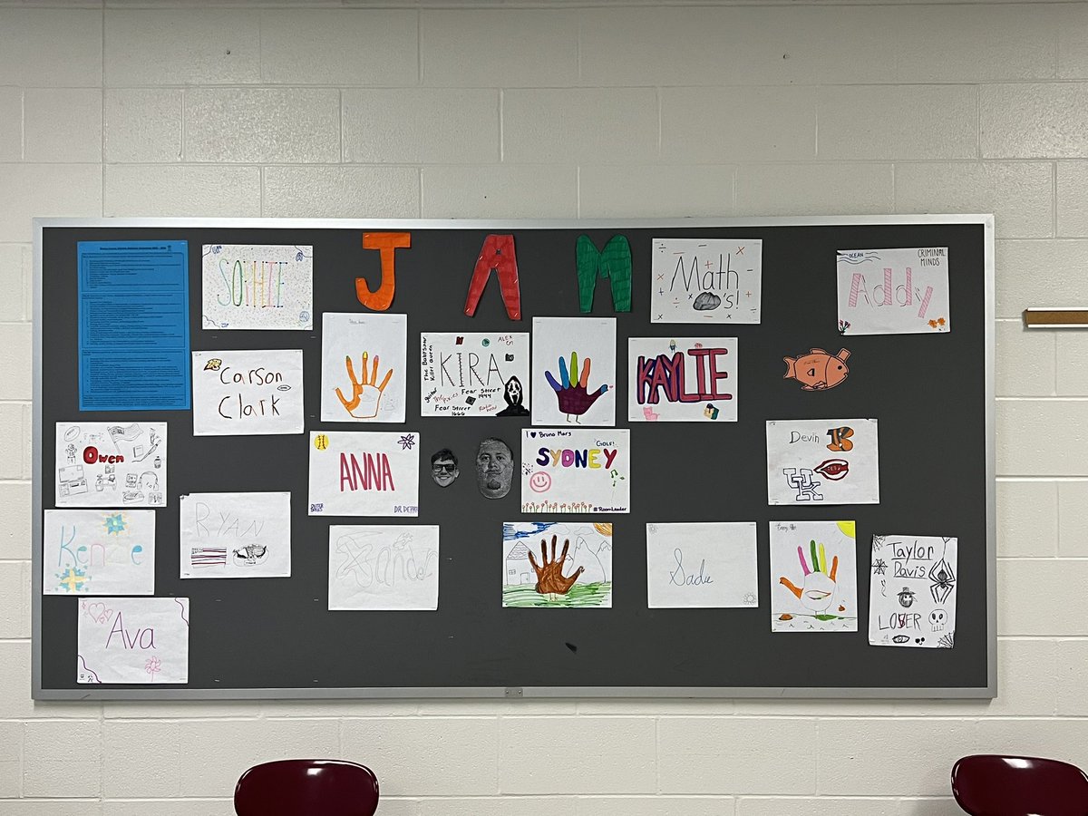 Added a little bit of holiday spirit to the JAM board today! <a href="/RCHSFMP/">RCHS FMP</a>
