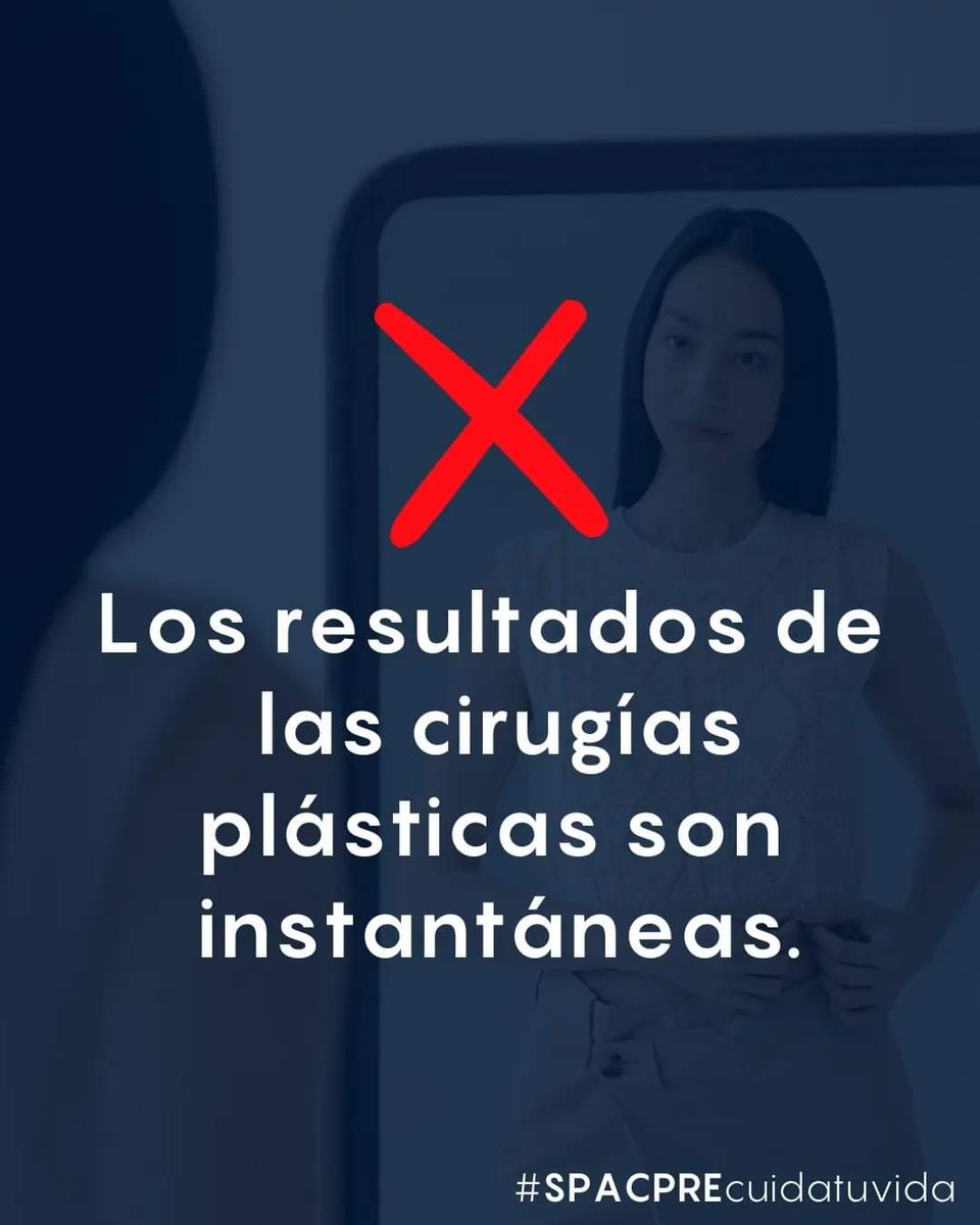 SPACPRE's tweet photo. Falso VS Verdadero en resultados de una Cirugía Plástica ☝🏻

Los resultados de una cirugía plástica no son inmediatos, la paciencia es la clave para obtener resultados exitosos ☝🏻 https://t.co/98mLj4JG3C