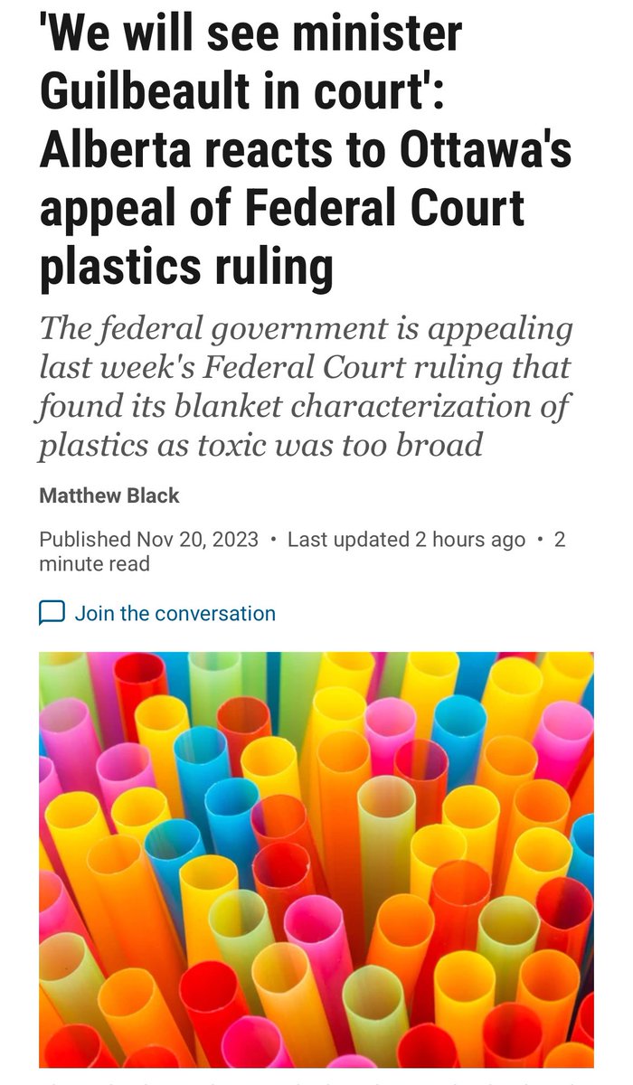 rebeccakschulz's tweet photo. From the article: 

On Monday, Schulz’s office issued a seven-word statement in response to news that the federal government would be seeking judicial review of Furlanetto’s decision.

“We will see Minister Guilbeault in court.” https://t.co/DihZJqQHr3
