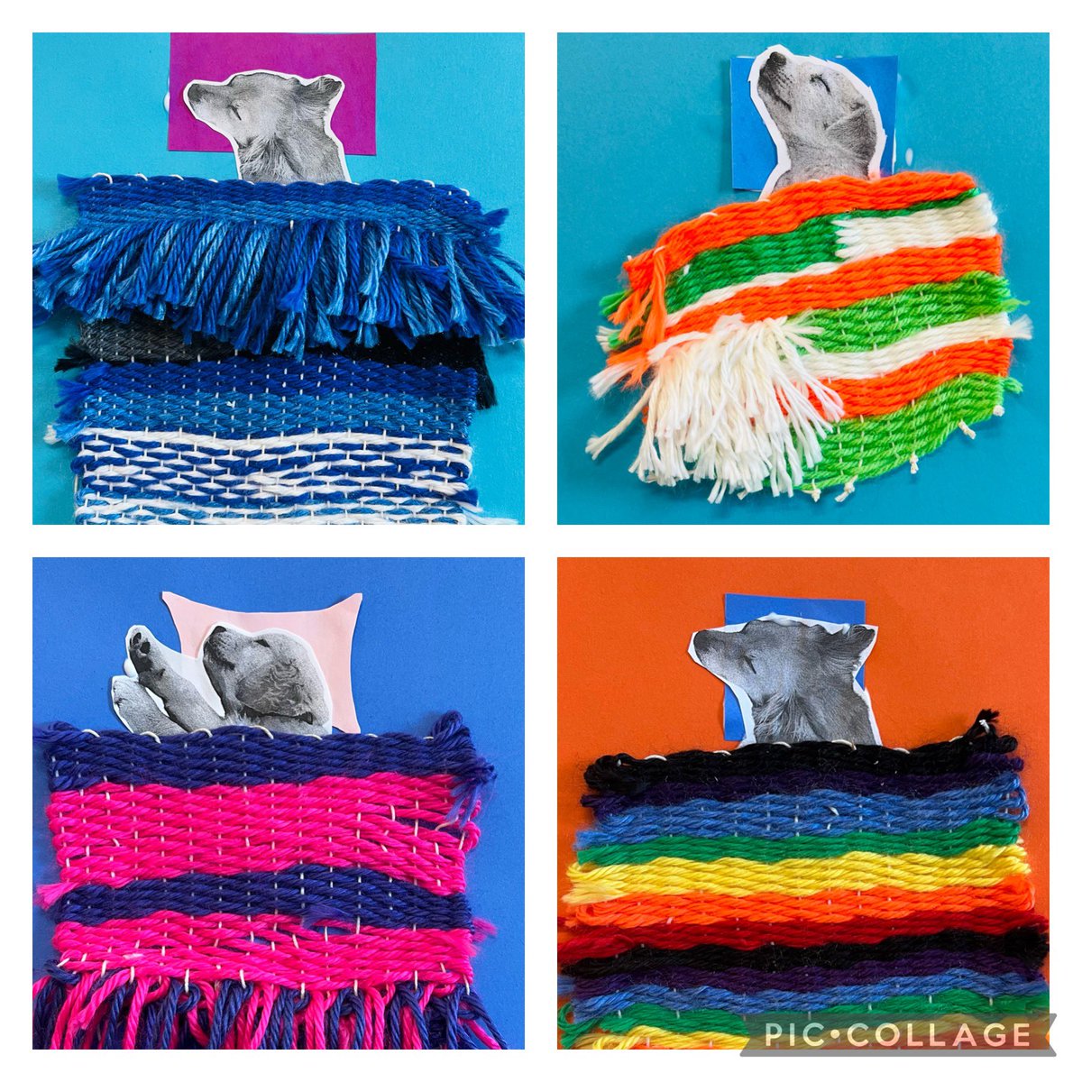 The most adorable weavings I‘ve ever seen 😍 <a href="/BartonPondES/">Barton Pond Elementary School</a> Great job, sweet 4th graders! #grateful