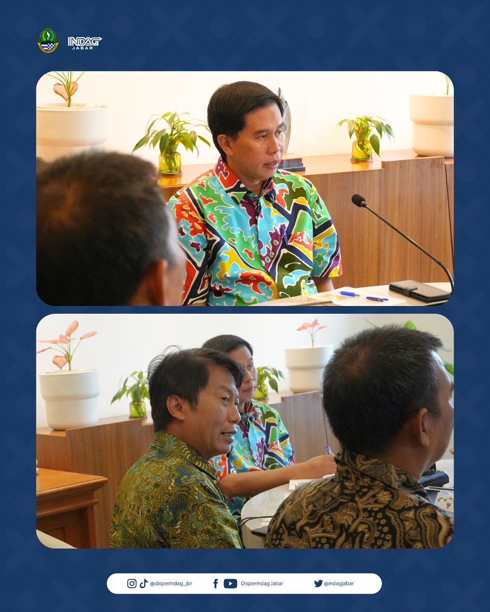 indagjabar's tweet image. Kepala Bidang ILMATE Disperindag Jabar  mendampingi Pj. Sekretaris Daerah Provinsi Jawa Barat  saat audiensi tim vokasi daerah Jawa Barat di Gedung Sate Kota Bandung (20/11/2023).

#audiensi #TimVokasiDaerah #jawabarat #jabarjuara #disperindagjabar