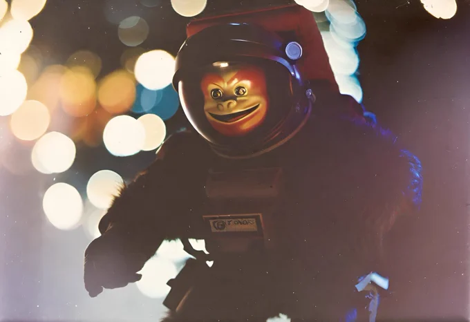 AIによるスケッチ"moon landing" 
