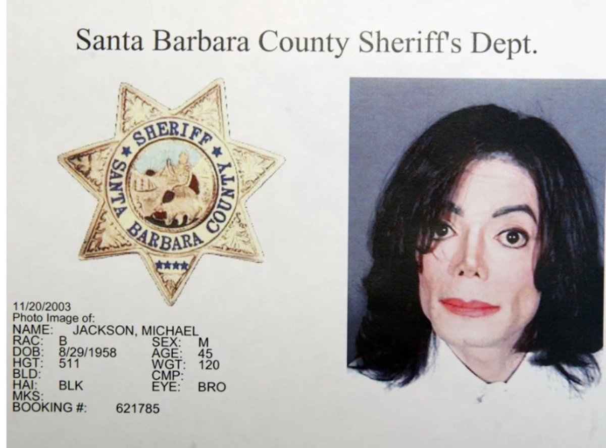It was 20-years ago today.
Pop Singer Michael Jackson was arrested Nov. 20, 2003 on suspicion of child molestation. He arrived at the Santa Barbara Airport from Las Vegas in a private jet.  He was driven to the  Santa Barbara County Jail and booked. He posted $3 million bail.