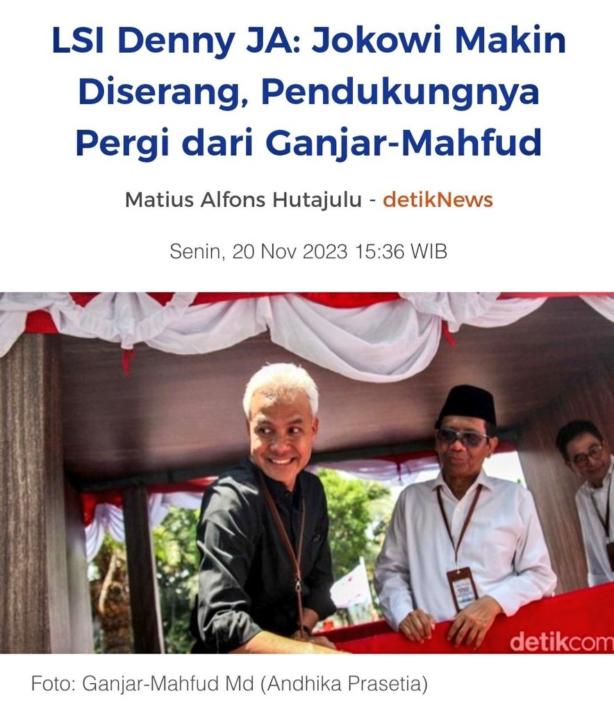 Jika narasi lembaga survei sudah begini, kabar bahwa Jokowi semakin gelisah dengan fakta di lapangan, mungkin ada benarnya. Ini narasi yg dibangun hampir semua pollster untuk hasil survei yg konon Prabowo bisa menang satu putaran.

Modus begini bukan barang baru. Dulu sewaktu