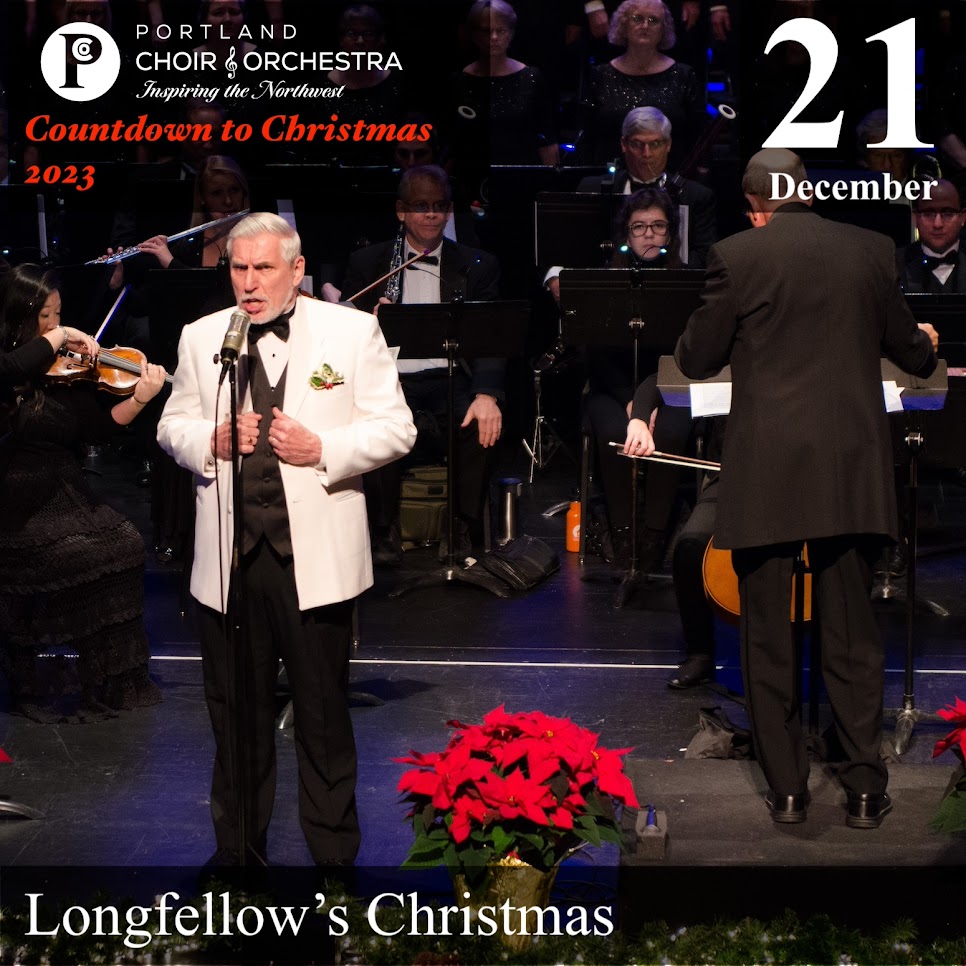 PDXChoirOrch's tweet photo. Countdown to Christmas.  Day 21.  Longfellow's Christmas.  https://t.co/rX015THqyD https://t.co/m1CFlodOqC