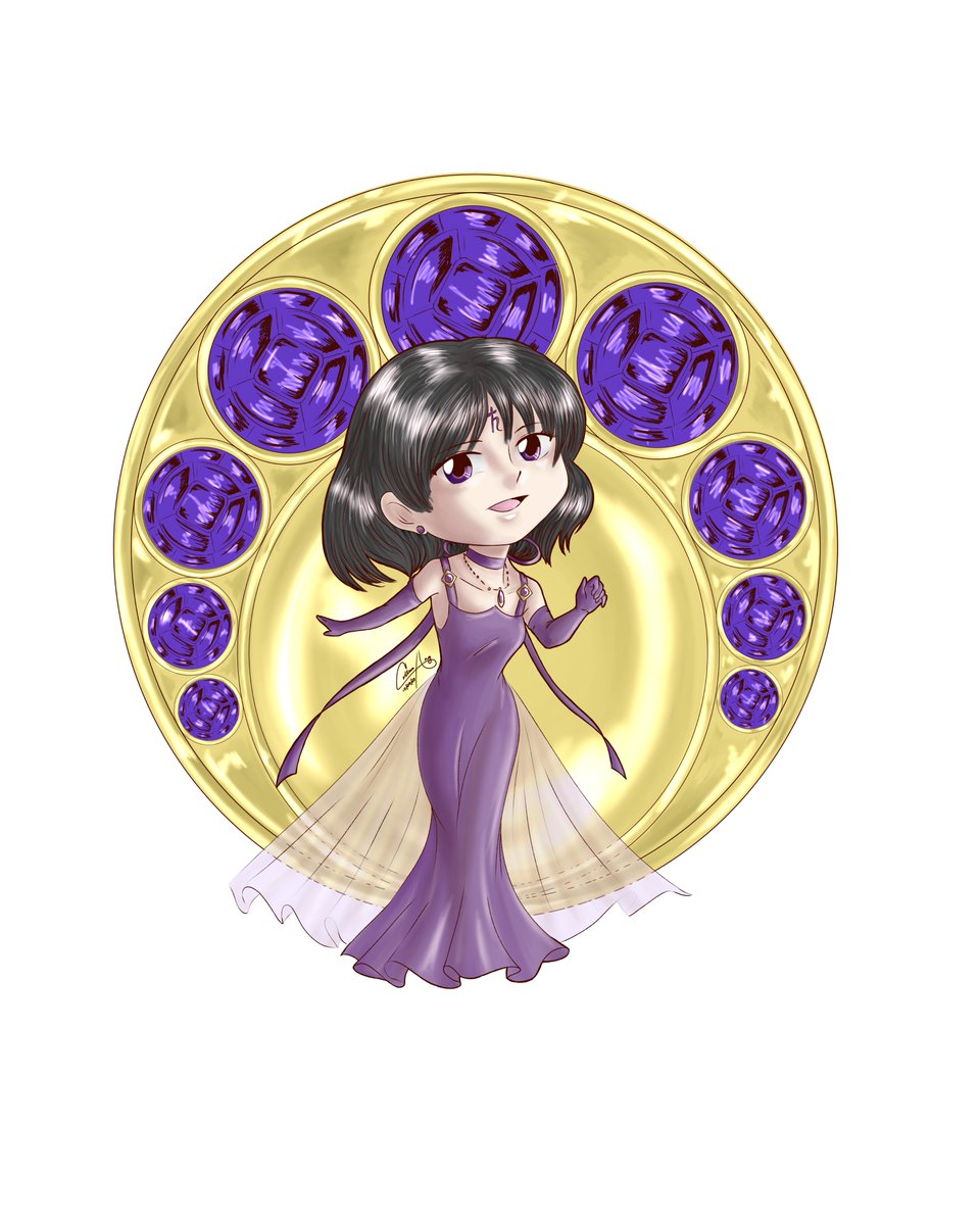 lynearart's tweet photo. Sailor Chibi Royalty - Saturn #SailorSaturn #TomoeHotaru #SailorMoon #FilipinoArtist #AustralianArtist #ArtistOnTwitter @MediBangPaint_e @ArtMutuals @Medibangcom https://t.co/aTDR1AJNc5