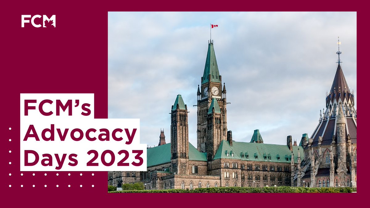 FCM Board members will be in Ottawa this week for our annual Advocacy Days. They’ll be meeting with MPs from all parties and across Canada to deliver municipal priorities directly ahead of #Budget2024. Stay tuned for updates! #CDNmuni #CdnPoli