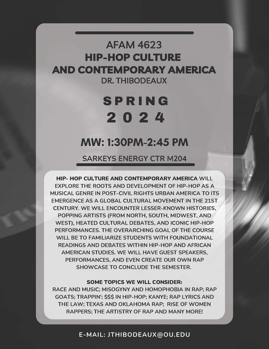 AFAM_OU's tweet image. Spring registration is in full effect. Here are a few of our courses to consider. #AFAM #BlackExcellence.