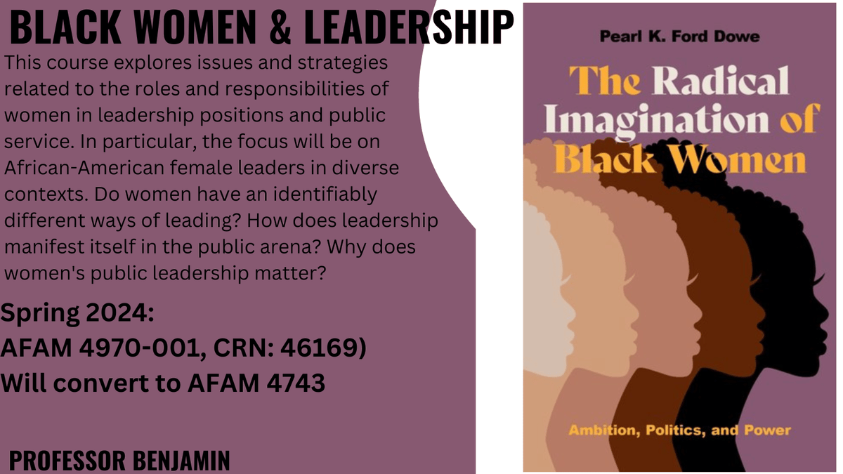 Spring registration is in full effect. Here are a few of our courses to consider. #AFAM #BlackExcellence.