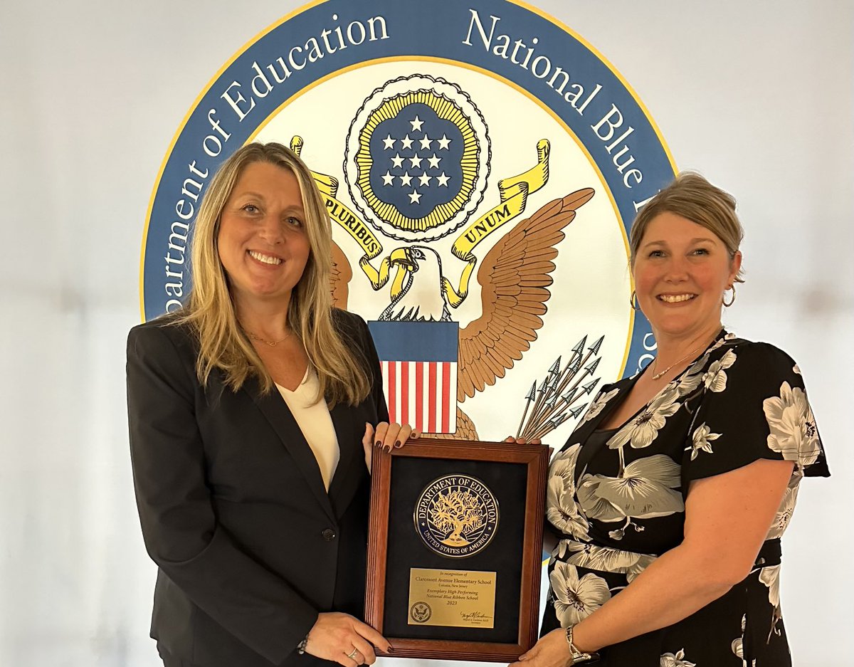 Congratulations to our amazing students, teachers, staff, parents, families, and the entire Claremont Avenue School community: A 2023 National Blue Ribbon School for exemplary performance.  Washington DC- 2023 National Blue Ribbon Ceremony 💙💛⁦<a href="/ClaremontAvePTO/">Claremont Ave PTO</a>⁩