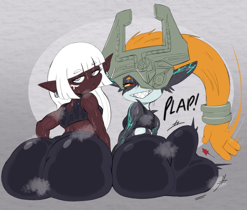 She took her new friend with her for some training.
