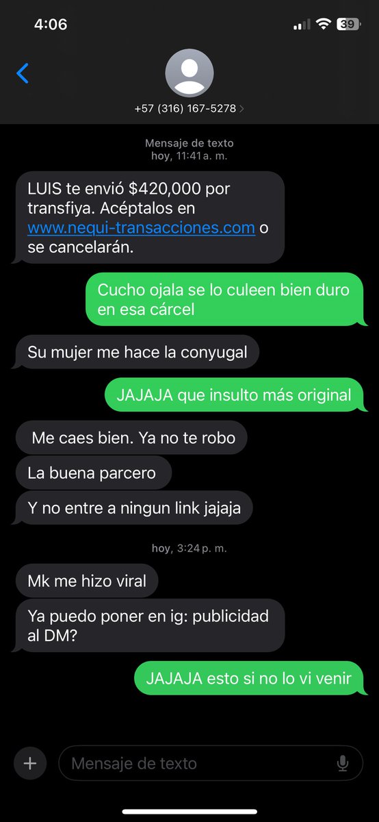 tarazona97's tweet photo. Actualización de la conversación con el sujeto 😂😂😂 https://t.co/n5jOjW3Ago