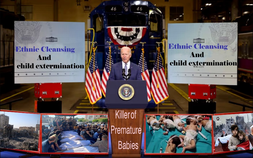 اذا اوقفت و كفت امريكا وإسرائيل عن قتل الفلسطينين في غزة وأدخلت الماء والدواء والغذاء 
فعندها يمكن لها الحديث عن السفينة الإسرائيلية فما قامت به البحرية يتفق مع مبدئ التعامل بالمثل.
#بايدن_قاتل_الاطفال_الخدج