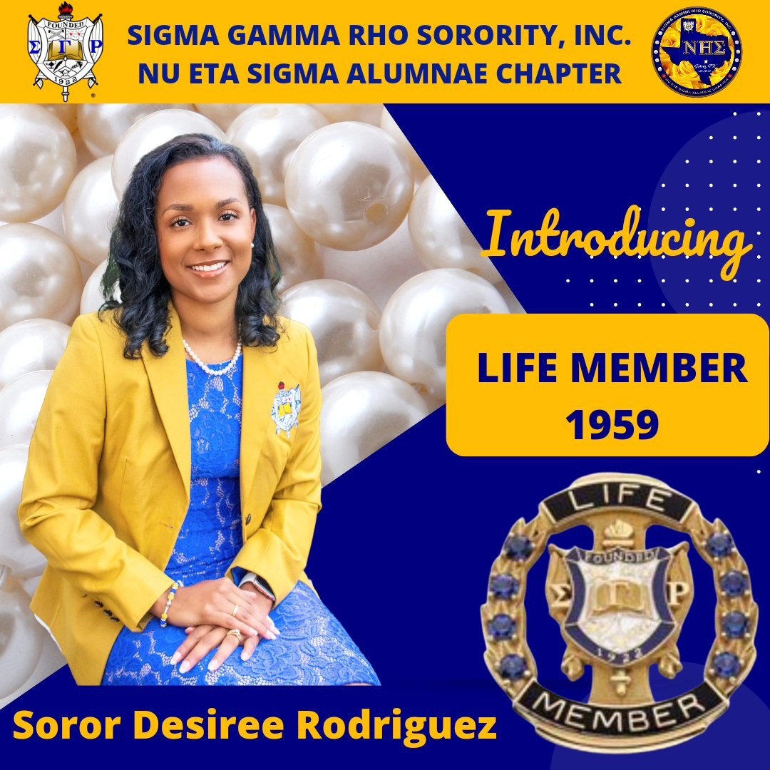 Day 20: Life Members💙💛🐩

Life Members today is YOUR day! We love our dedicated Life Members of Sigma Gamma Rho Sorority, Incorporated! #AmplifyGreater

#SigmaGammaRho #GreaterWomenGreaterWorld #SGRho101 #LifeMembers