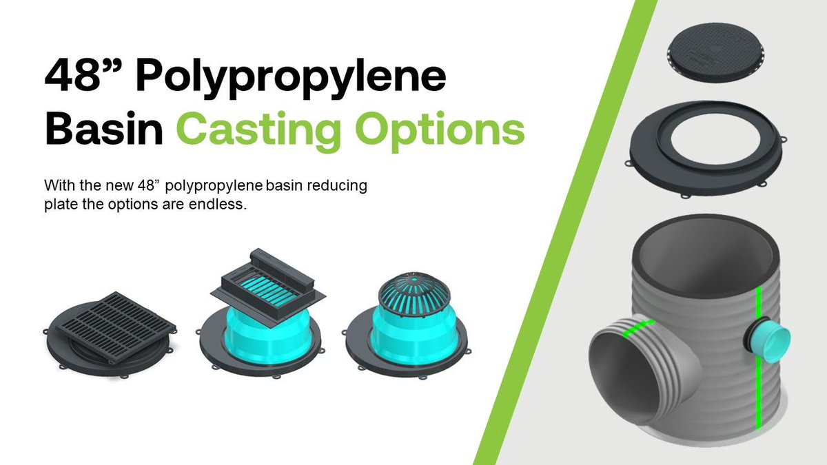 Looking for a reliable and cost-effective solution to meet your stormwater needs? Our new 48" polypropylene basin offers durability, versatility, and exceptional performance. Contact us today to learn more! #StormwaterSolutions #PolypropyleneBasin adspipe.com/water-manageme…