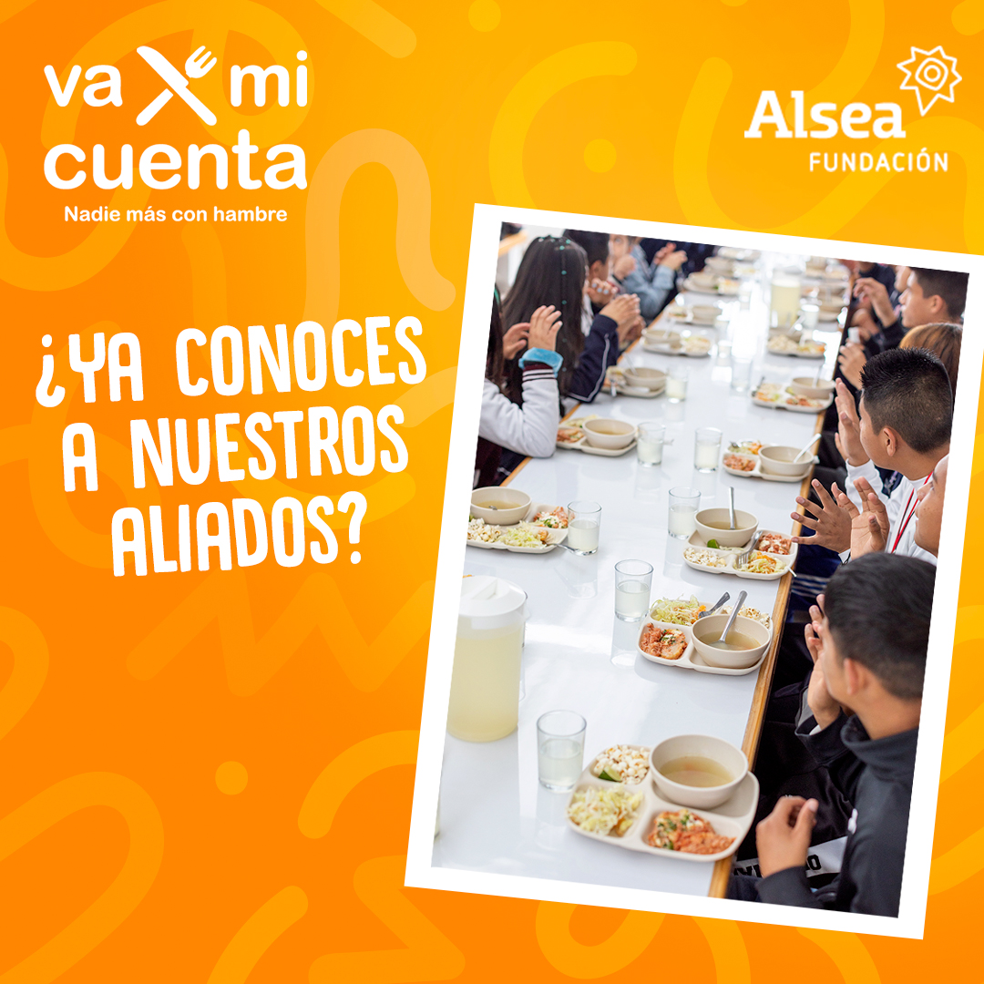 Va Por Mi Cuenta (@vaxmicuenta) on Twitter photo Gracias a tus donativos, hoy contamos con 22 comedores llenos de sonrisas, gestionados por nuestros aliados como: <a href="/huellasdepan/">Huellas de Pan</a>, <a href="/x1Hogar/">Fundación PorunHogar</a>, <a href="/fondoparalapaz/">Fondo para la Paz 🇲🇽</a> y <a href="/SaveChildrenMx/">SavetheChildrenMx</a> entre otros.
Visita nuestra página vapormicuenta.org
#VaXMiCuenta #VaXUnSueño #VaXMenosHambre Gracias a tus donativos, hoy contamos con 22 comedores llenos de sonrisas, gestionados por nuestros aliados como: <a href="/huellasdepan/">Huellas de Pan</a>, <a href="/x1Hogar/">Fundación PorunHogar</a>, <a href="/fondoparalapaz/">Fondo para la Paz 🇲🇽</a> y <a href="/SaveChildrenMx/">SavetheChildrenMx</a> entre otros.
Visita nuestra página vapormicuenta.org
#VaXMiCuenta #VaXUnSueño #VaXMenosHambre
