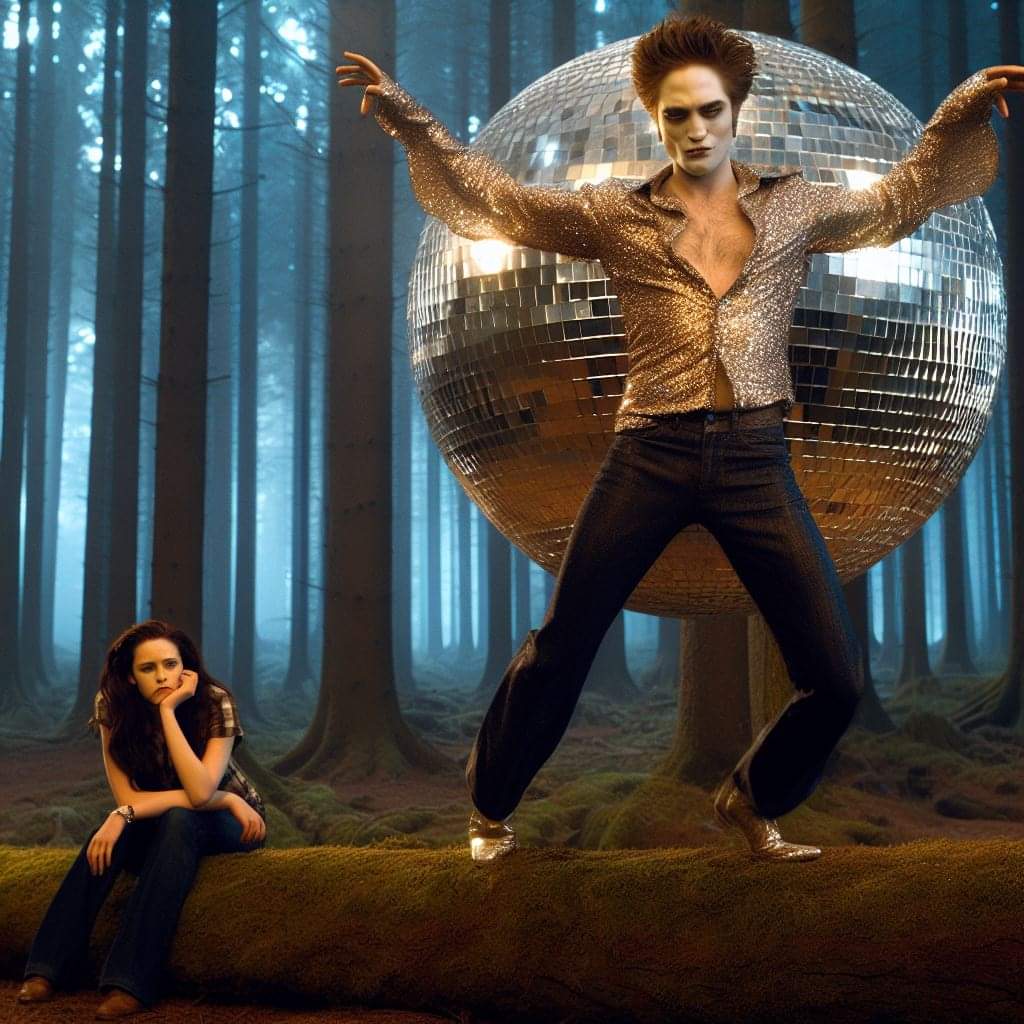 Pourrave's tweet photo. Exterminée de rire par ces cursed AI de Twilight 😭😭 https://t.co/709gdclptL