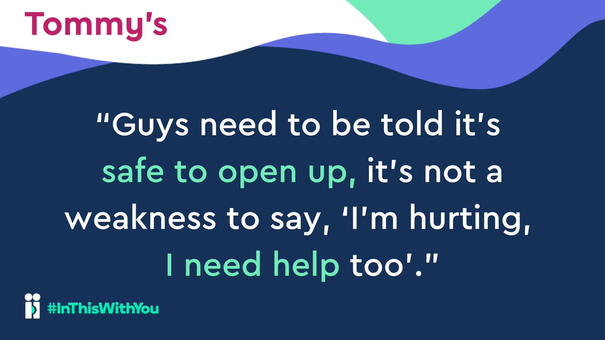 tommys's tweet photo. We know the important role Dads play in the pregnancy journey. But our survey found many feel they need to be ‘the strong one’ and don't acknowledge or deal with their own grief.

That's why we created our Dads &amp; Partners Hub with specialist support: https://t.co/NEZlpKAXRt https://t.co/0B0INlkPkX