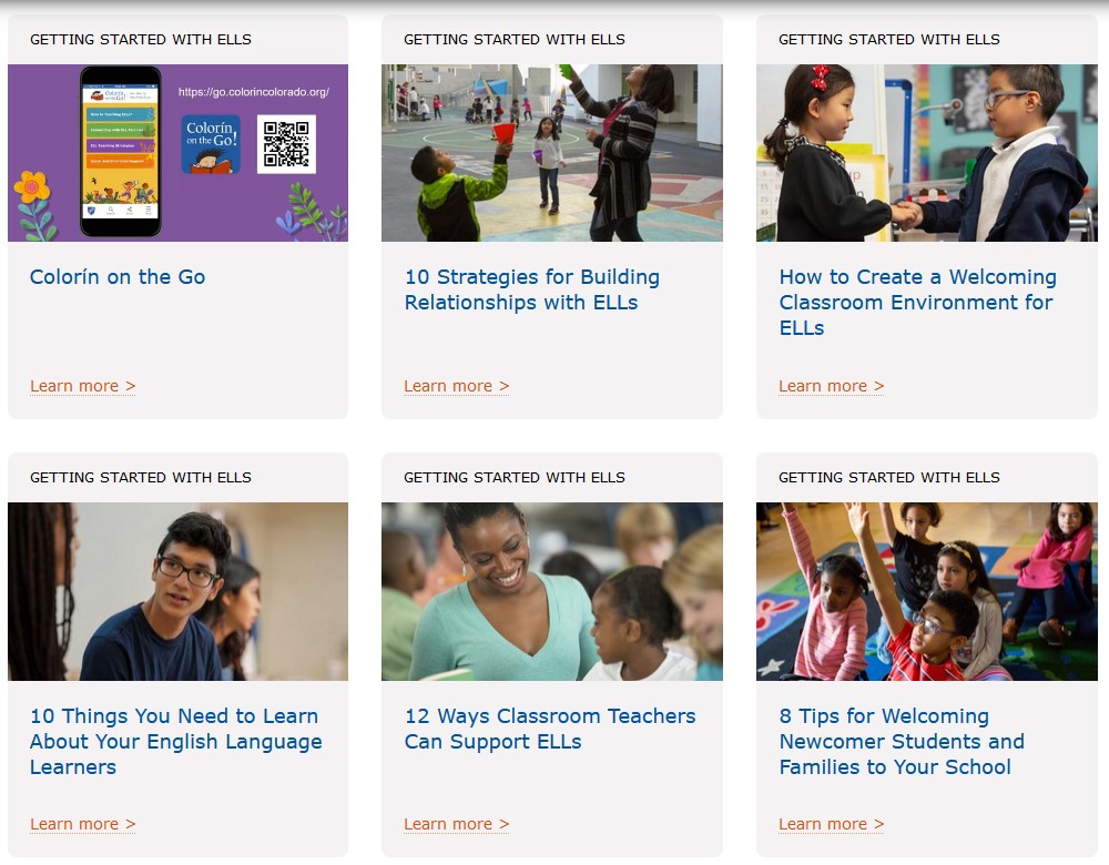 If your school is serving newcomers, take a look at our new resource gallery for lots of ideas! This is a great collection to share and bookmark.  

colorincolorado.org/ell-newcomer-r… #ELL #ELLchat #MLL #MLLchat