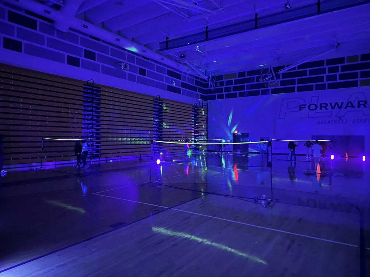 New gym makes black light so much better!!!