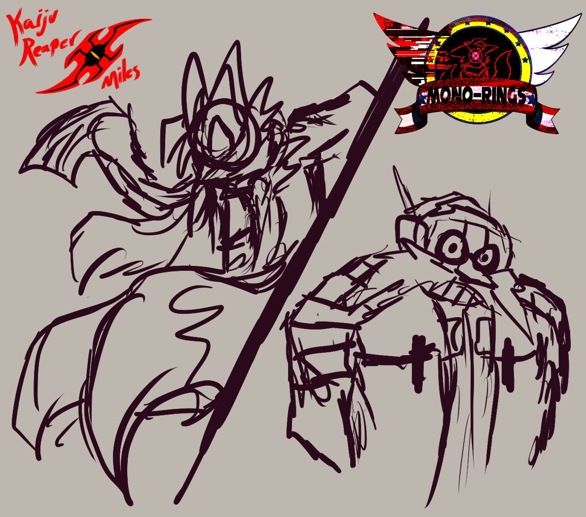 KaijuReaper's tweet photo. Perhaps I may pursue this idea...~
Definitely finishing this sketch tonigjt
#MonoTails vs #PoachSlayer wip
Poach from @/UnsolvedK of course
#MonoRings #MilesTailsPrower #TailsEXE #Eggman #EXESlayer #SonicEXE #EXEs https://t.co/roFjsrLW1d