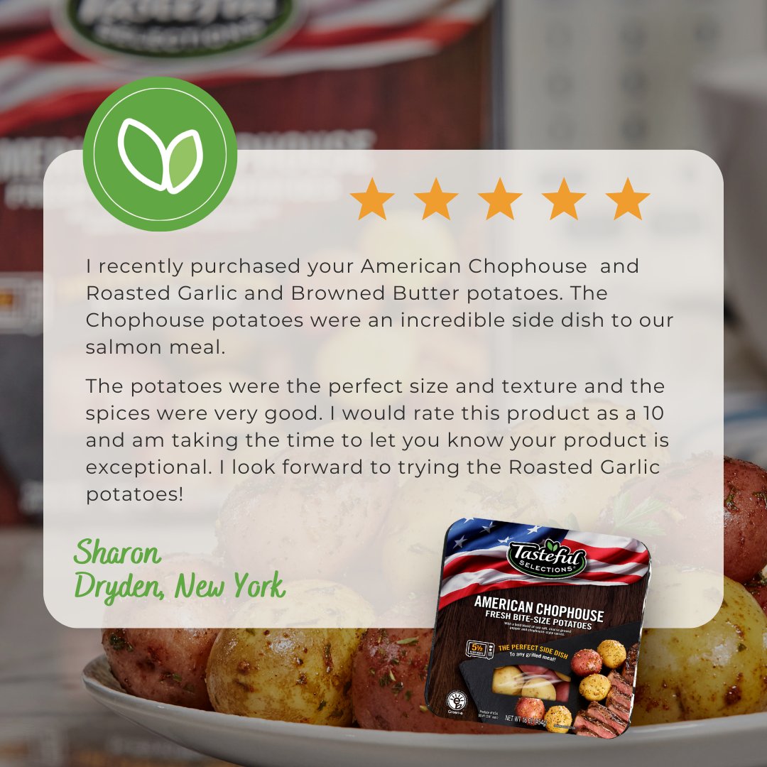 We're so grateful for our loyal customers who love baby potatoes as much as we do. Thank you for the support!