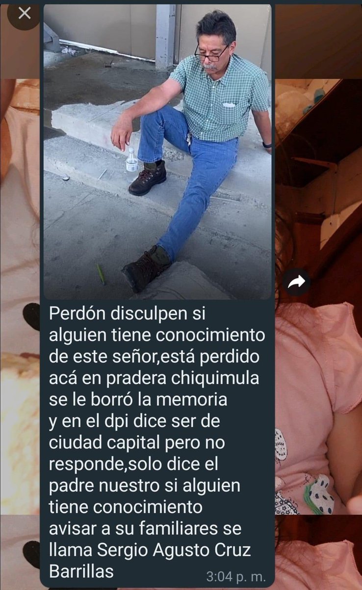 Compartan, por favor para que esto llegue a su familia. Es en Pradera Chiquimula.