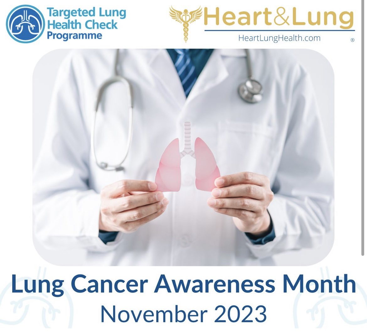 This Lung Cancer Awareness Month, it has been uplifting to start to see people with early stage Lung cancers diagnosed through the national screening programme coming into clinics! #earlydiagnosissaveslives #LungCancerAwarenessMonth