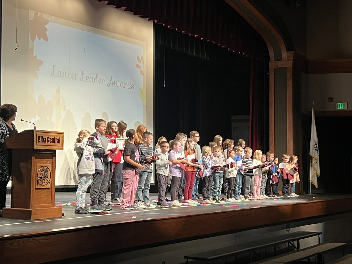 JessicaCramer26's tweet photo. An amazing student-led PBIS assembly today! Some minute-to-win-it games and recognition of Lancers Leaders. Great job @PbisElba !!! #LittleElbaLancers https://t.co/oP3Kei86fP