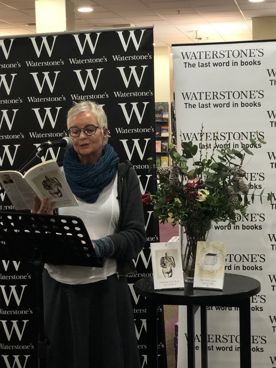 dedaluspress's tweet photo. Great launch this evening of new books by David Nash and Lani O Hanlon at Waterstones Cork.
Poetry Matters: Spread the Word
#ArtsCouncilSupported
@artscouncil_ie
#Irishpoets
#irishpoetry
#debutcollection https://t.co/zc4CMgfv8X
