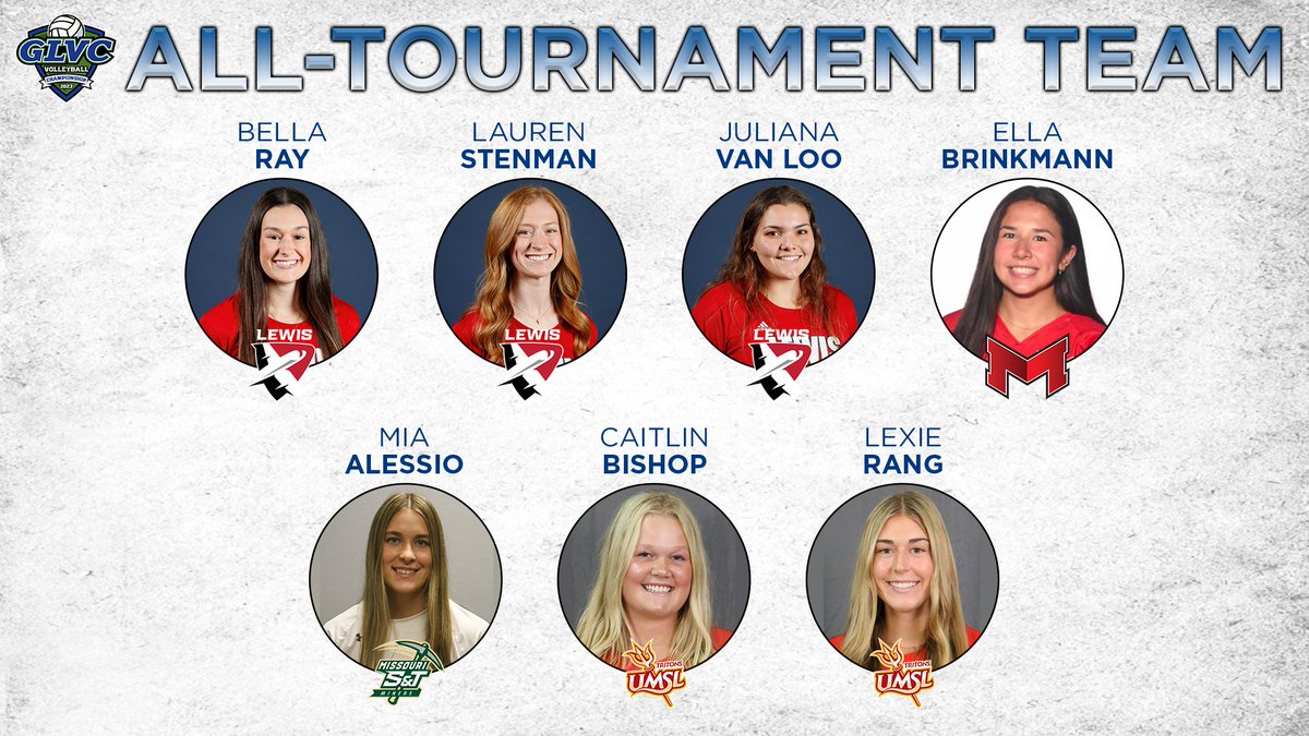 GLVCsports's tweet photo. 🏆🏐 Congratulations to the 7️⃣ student-athletes that were named to the #GLVCchamps All-Tournament Team following Sunday's game! 🏅

#GLVCvb https://t.co/XwV0PFE8oG