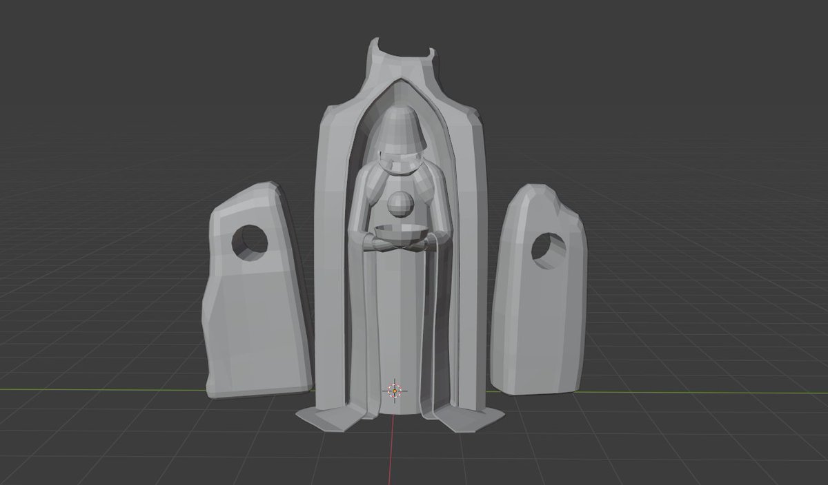 Vicinity_Kindom's tweet photo. However, one day I'm going to change that.

Here is a small progress for now. I made a raw statue of the soul collector, it will still go through a few stages, but at the moment it looks like this. https://t.co/7yLiIJauRm