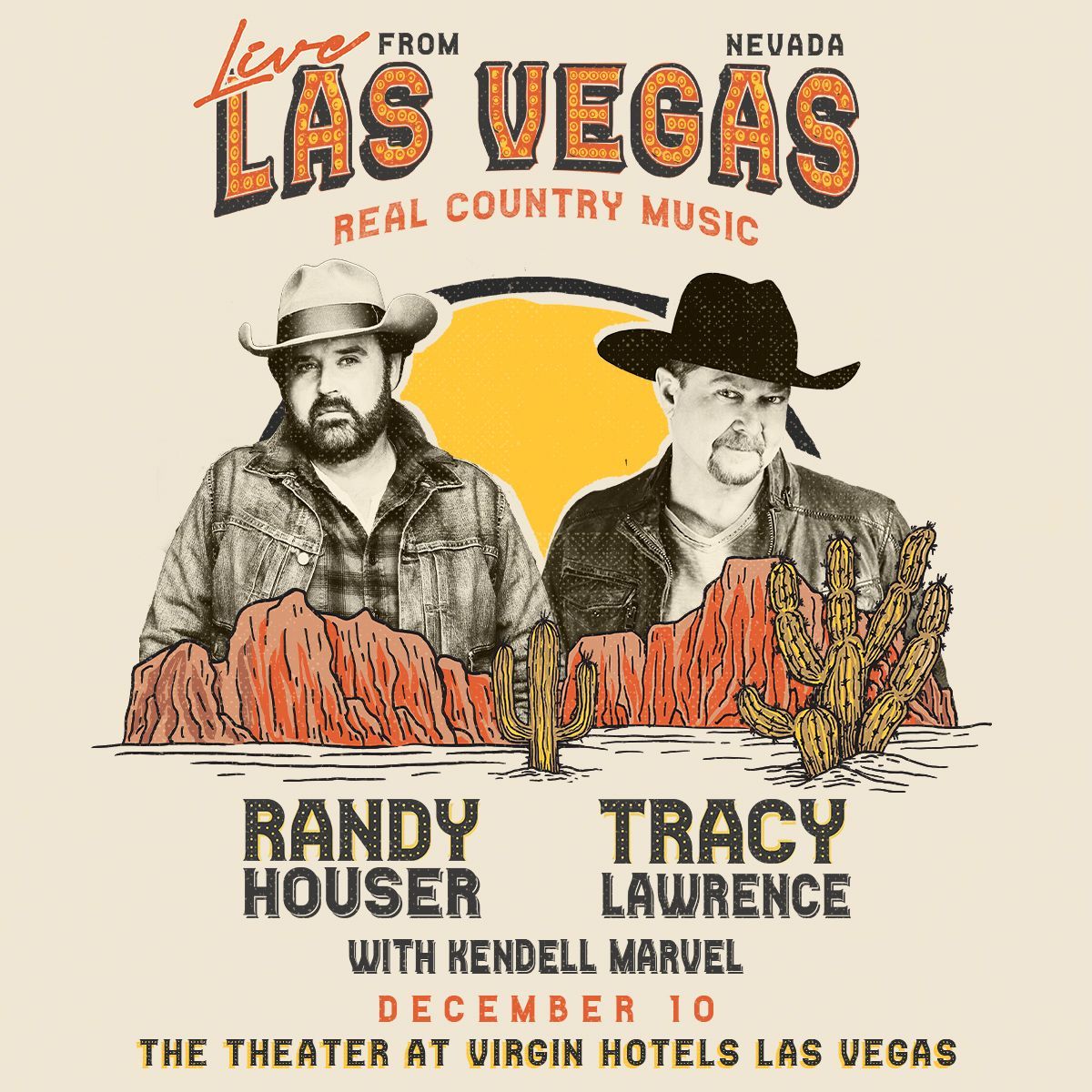 The Cowboy Channel on X: Randy Houser and Tracy Lawrence are lighting up  Las Vegas Live on Dec. 10 during the NFR and we've got FREE tickets for  you! Enter to win